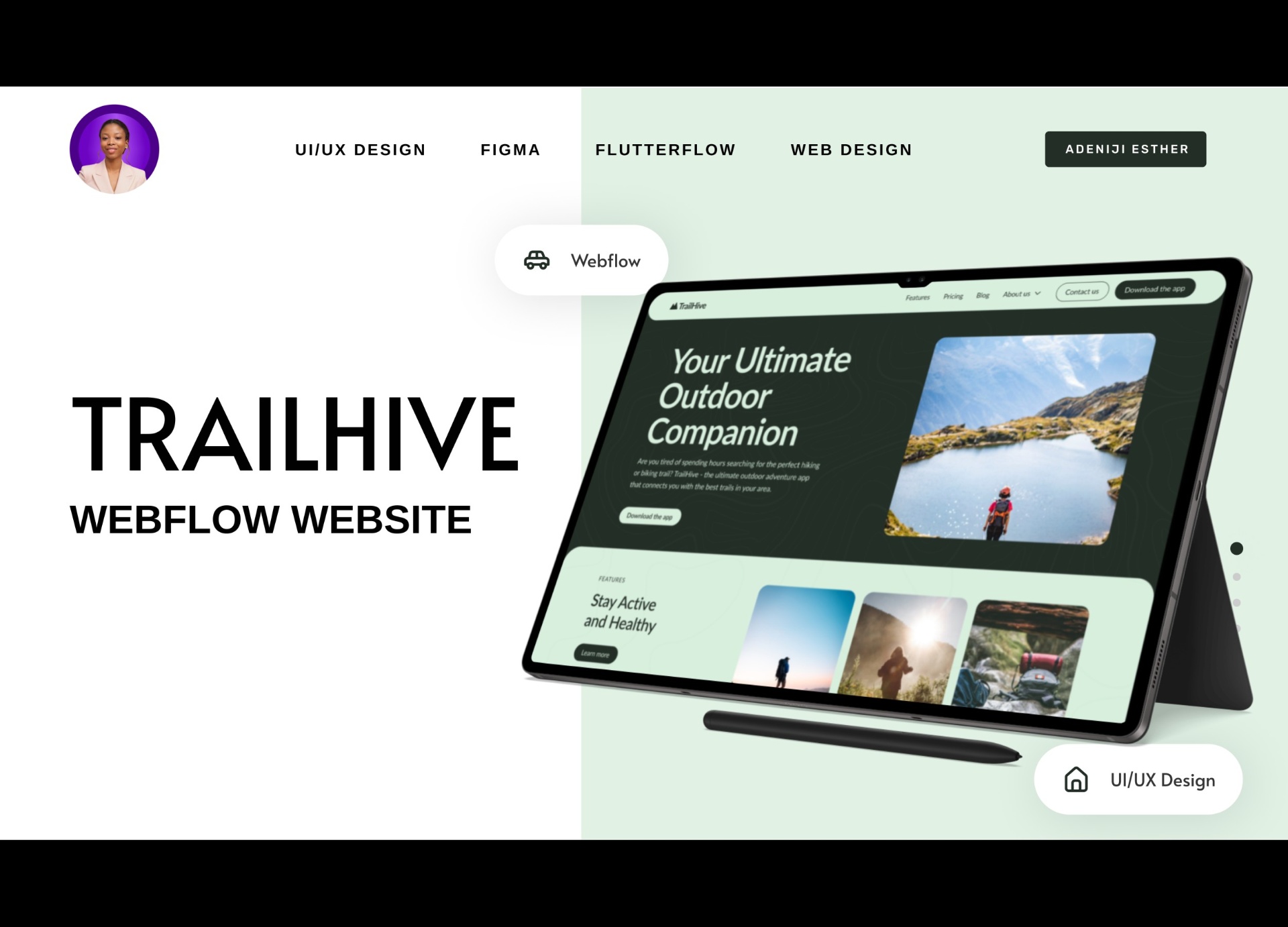 TrailHive — An outdoor adventure platform, built in Webflow.